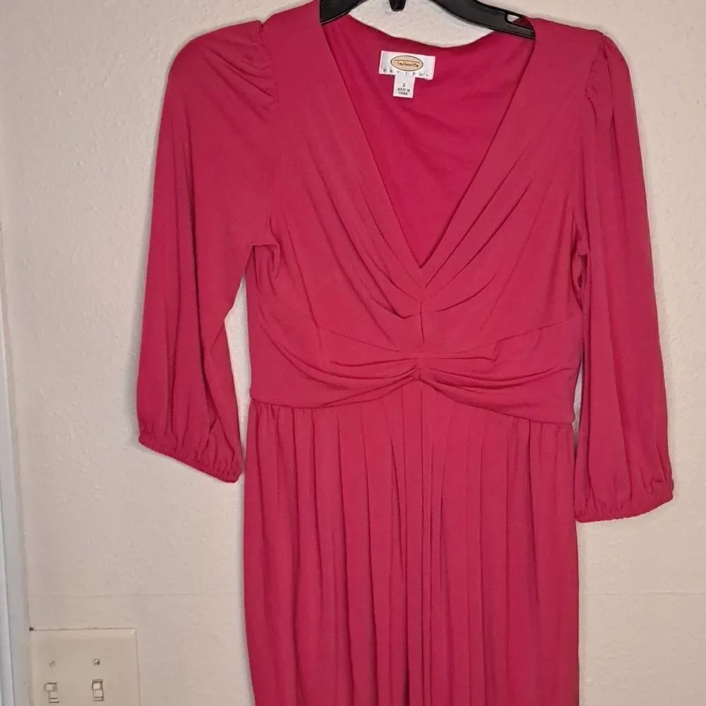 Talbots pink dress size 2